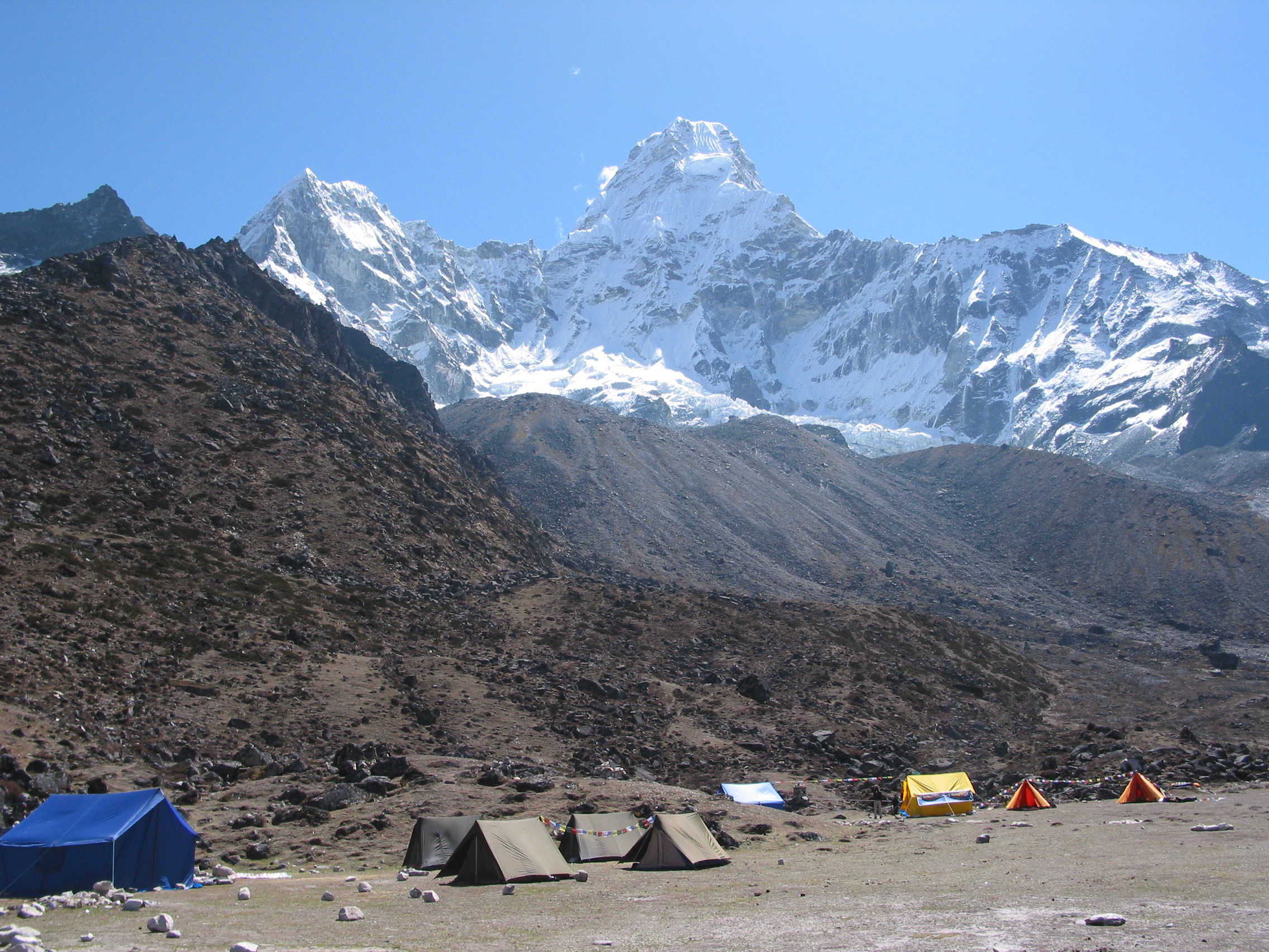 Mt. Amadablam and its Base Camp