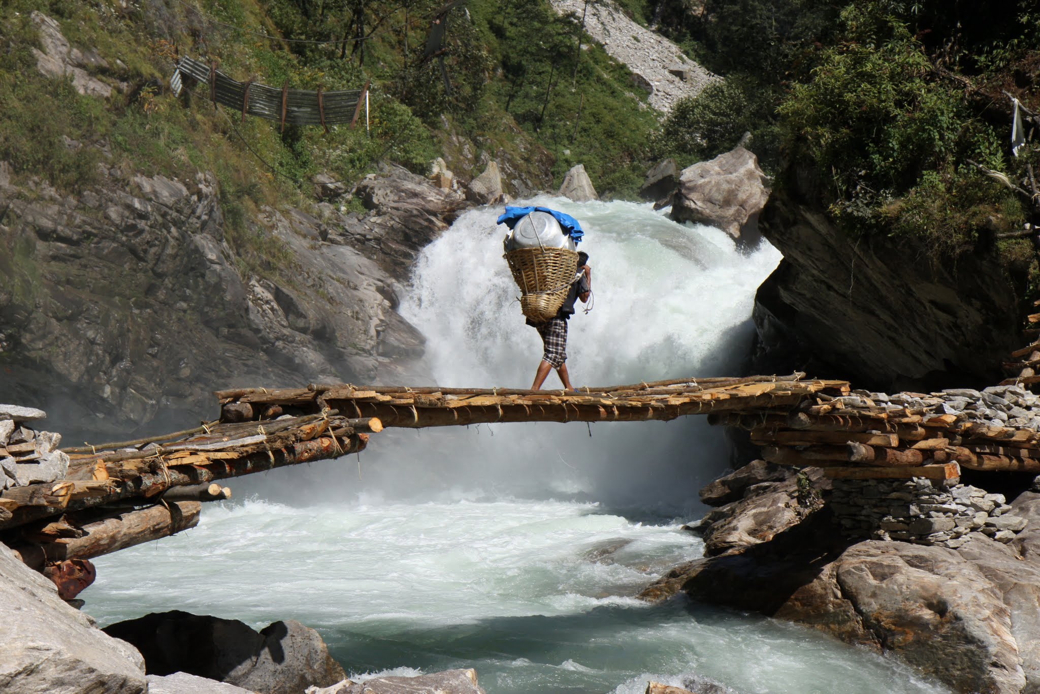 Tamor river in Kanchenjunga region Trekking 
